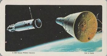 1969 Brooke Bond (Red Rose Tea) The Space Age #19 Docking in Space Front