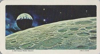 1969 Brooke Bond (Red Rose Tea) The Space Age #21 Moon's Surface Front