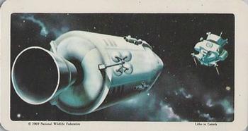 1969 Brooke Bond (Red Rose Tea) The Space Age #27 Space Rondezvous Front