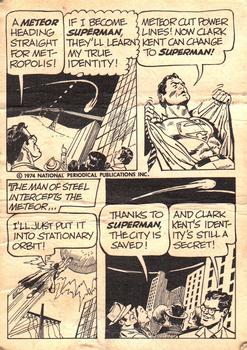 1974 Wonder Bread DC Comics / Warner Brothers #NNO Clark Kent Back