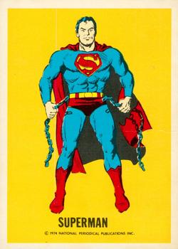 1974 Wonder Bread DC Comics / Warner Brothers #NNO Superman Front