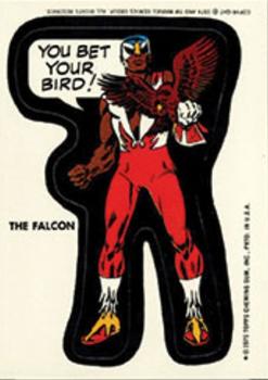 1975 Topps Comic Book Heroes Stickers #NNO The Falcon Front