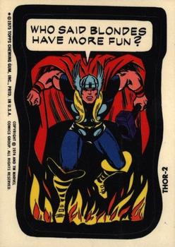1975 Topps Comic Book Heroes Stickers #NNO Thor-2 Front