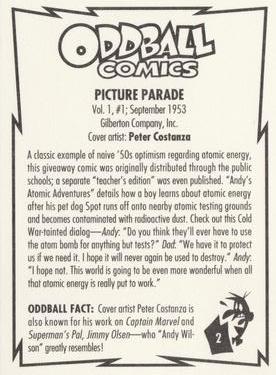 1993 Kitchen Sink Press Oddball Comics #2 Picture Parade Back