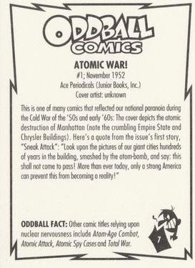 1993 Kitchen Sink Press Oddball Comics #7 Atomic War! Back