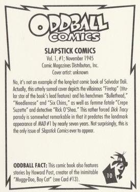 1993 Kitchen Sink Press Oddball Comics #10 Slapstick Comics Back