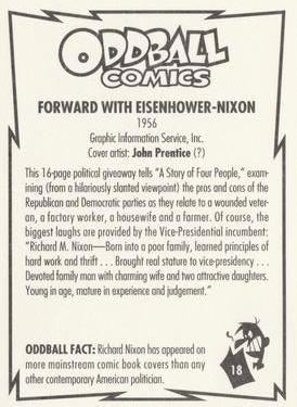 1993 Kitchen Sink Press Oddball Comics #18 Forward with Eisenhower-Nixon Back