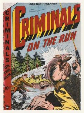 1993 Kitchen Sink Press Oddball Comics #21 Criminals on the Run Front