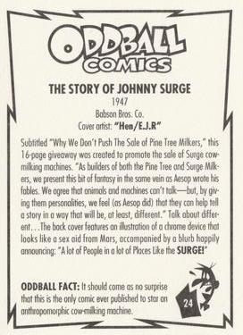 1993 Kitchen Sink Press Oddball Comics #24 The Story of Johnny Surge Back