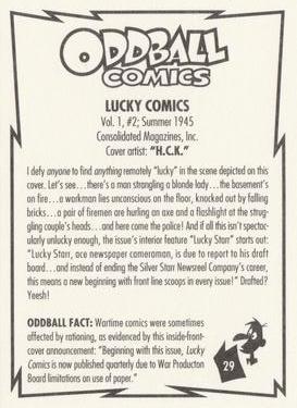 1993 Kitchen Sink Press Oddball Comics #29 Lucky Comics Back