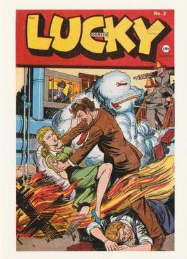 1993 Kitchen Sink Press Oddball Comics #29 Lucky Comics Front