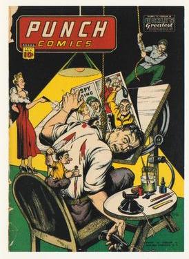 1993 Kitchen Sink Press Oddball Comics #33 Punch Comics Front