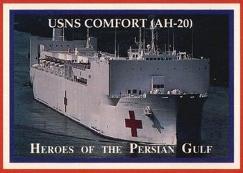 1991 Lime Rock Heroes of the Persian Gulf #70 USNS Comfort (AH-20) Front