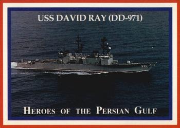 1991 Lime Rock Heroes of the Persian Gulf #77 USS David Ray (DD-971) Front