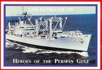 1991 Lime Rock Heroes of the Persian Gulf #85 USS Nitro (AE-23) Front