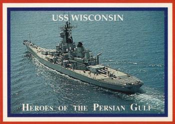 1991 Lime Rock Heroes of the Persian Gulf #88 USS Wisconsin Front