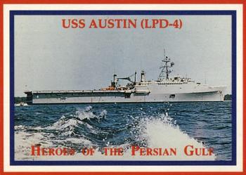 1991 Lime Rock Heroes of the Persian Gulf #90 USS Austin (LPD-4) Front