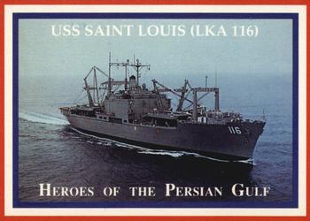 1991 Lime Rock Heroes of the Persian Gulf #94 USS Saint Louis (LKA 116) Front