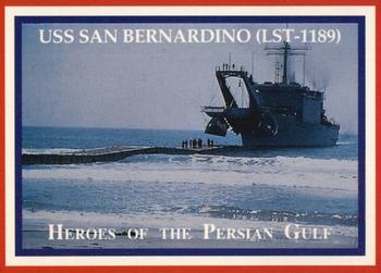 1991 Lime Rock Heroes of the Persian Gulf #101 USS San Bernardino (LST-1189) Front
