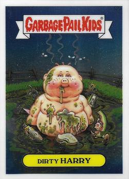 2014 Topps Garbage Pail Kids Chrome 1985 Original Series 2 #52a Dirty Harry Front