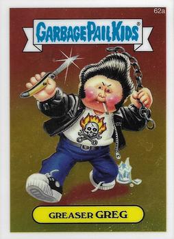 2014 Topps Garbage Pail Kids Chrome 1985 Original Series 2 #62a Greaser Greg Front