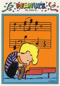 1991 Tuff Stuff Peanuts Preview #7 Schroeder Front