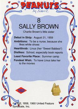 1991 Tuff Stuff Peanuts Preview #8 Sally Brown Back