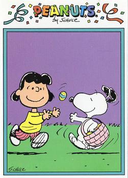 1991 Tuff Stuff Peanuts Preview #22 Easter Beagle Front
