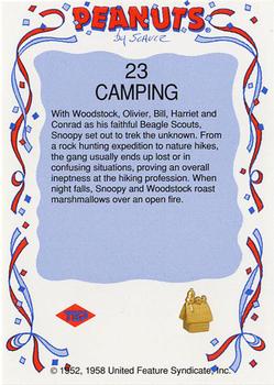 1991 Tuff Stuff Peanuts Preview #23 Camping Back