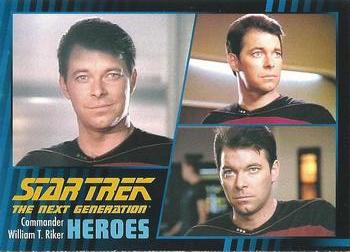 2013 Rittenhouse Star Trek The Next Generation Heroes & Villains #2 Commander William T. Riker Front