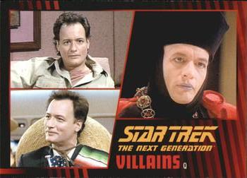 2013 Rittenhouse Star Trek The Next Generation Heroes & Villains #55 Q Front