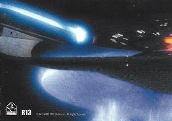 2013 Rittenhouse Star Trek The Next Generation Heroes & Villains - TNG Remastered #R13 Enterprise Back