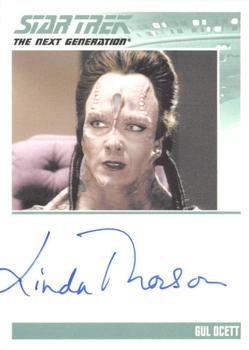 2013 Rittenhouse Star Trek The Next Generation Heroes & Villains - Autographs #NNO Linda Thorson / Gul Ocett Front