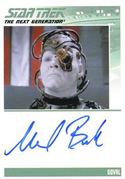 2013 Rittenhouse Star Trek The Next Generation Heroes & Villains - Autographs #NNO Michael Reilly Burke / Goval Front