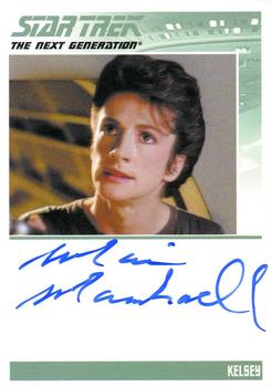 2013 Rittenhouse Star Trek The Next Generation Heroes & Villains - Autographs #NNO Marie Marshall / Kelsey Front