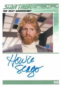 2013 Rittenhouse Star Trek The Next Generation Heroes & Villains - Autographs #NNO Howie Seago / Riva Front