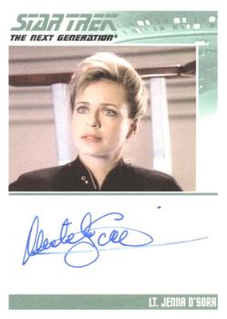 2013 Rittenhouse Star Trek The Next Generation Heroes & Villains - Autographs #NNO Michele Scarabelli / Lt. Jenna D'Sora Front