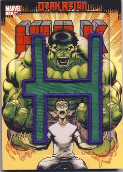 2014 Upper Deck Marvel Premier - Code Name Letter Patches #CN-3 Hulk Front