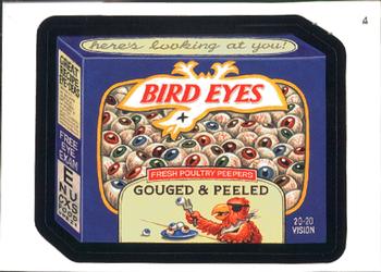2007 Topps Wacky Packages All-New Series 6 #4 Bird Eyes Fresh Poultry Peepers Front