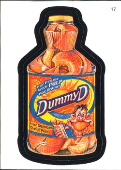 2007 Topps Wacky Packages All-New Series 6 #17 Dummy D Fresh Squeezed Orange Peels Front