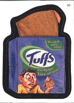 2007 Topps Wacky Packages All-New Series 6 #60 Tuffs Sandpaper Face-Off Tissue Front
