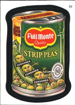 2007 Topps Wacky Packages All-New Series 6 #69 Full Monte Strip Peas Front