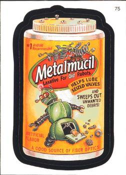 2007 Topps Wacky Packages All-New Series 6 #75 Metalmucil Laxative For Old Robots Front