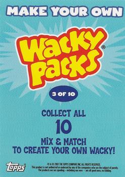 2007 Topps Wacky Packages All-New Series 6 - Make Your Own Wacky Packs Stickers #3 Brittle Soap Pads Back