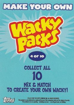 2007 Topps Wacky Packages All-New Series 6 - Make Your Own Wacky Packs Stickers #4 Ratz The Do-Nothing Cleanser Back