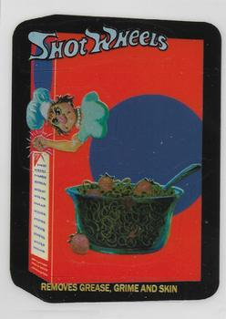 2007 Topps Wacky Packages All-New Series 6 - Make Your Own Wacky Packs Stickers #8 Shot Wheels Front