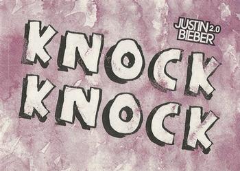 2011 Panini Justin Bieber - Stickers #NNO Knock Knock Front