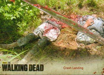 2014 Cryptozoic The Walking Dead Season 3 Part 2 #5 Crash Landing Front