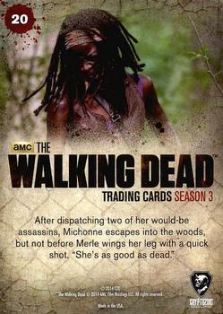 2014 Cryptozoic The Walking Dead Season 3 Part 2 #20 Hit and Run Back