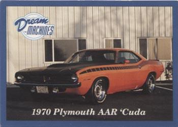 1991-92 Lime Rock Dream Machines - Unstamped #P3 1970 Plymouth AAR 'Cuda Front